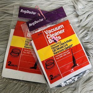 Rug Doctor Hoover Dial A matic GE Model U-8 Replacement Belts 2 Pack